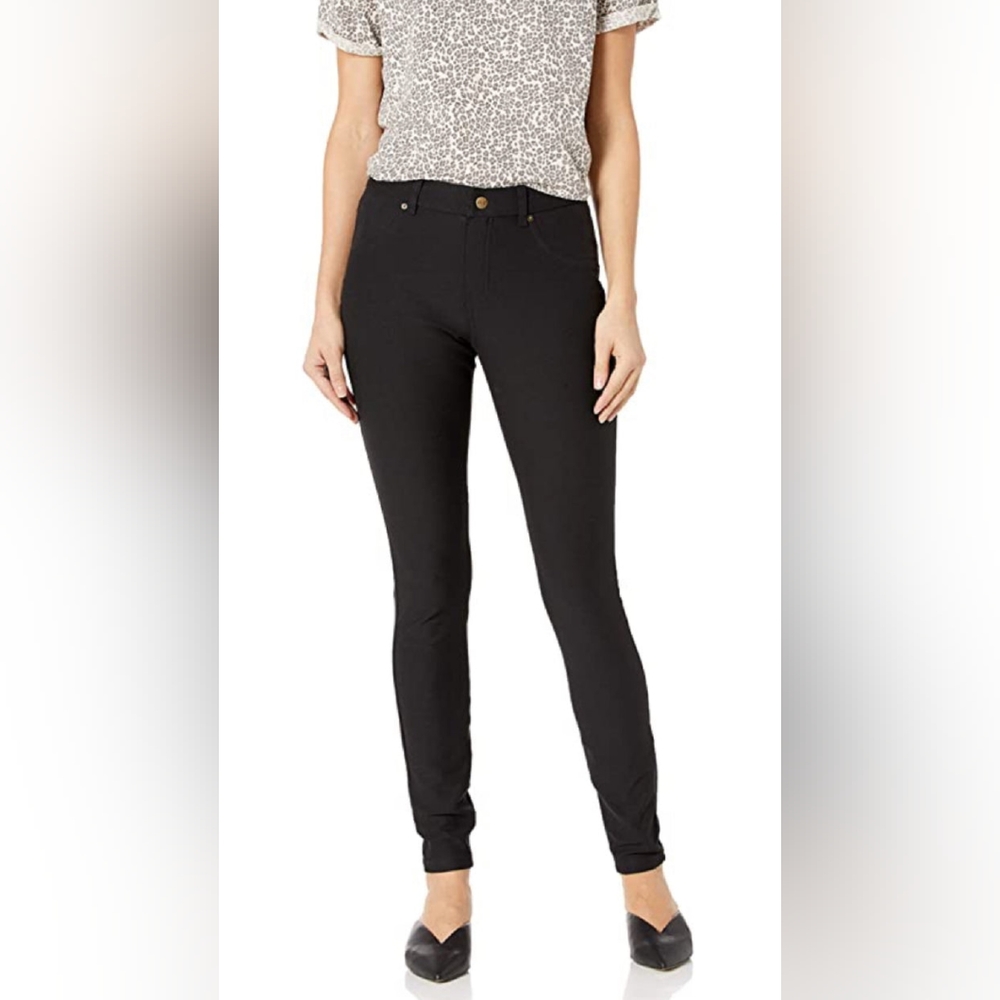 Hue Black Essential Denim Leggings!NWT!